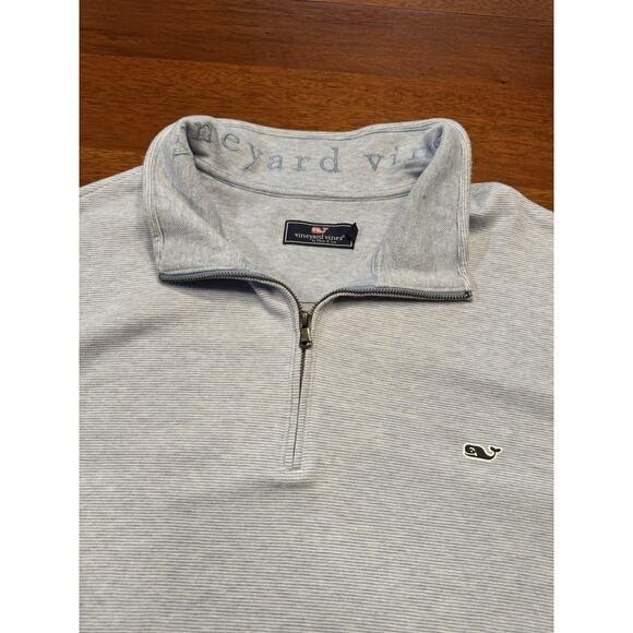 3 XLT Vineyard Vines Quarter Zip Pullover Sweatshirt Carolina Blue Tarheels 3XT - Picture 2 of 11